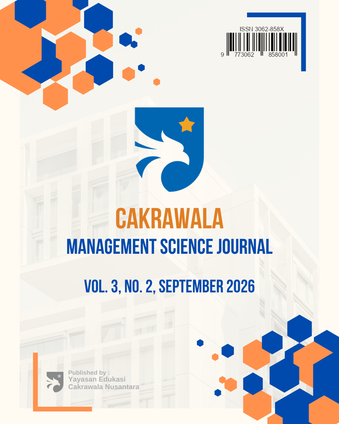 					View Vol. 3 No. 2 (2026): Cakrawala Management Science Journal - September
				